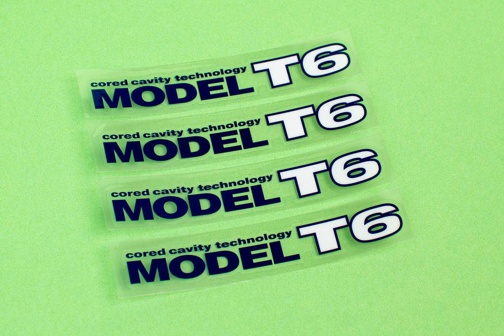 Yokohama AVS Model T6 Spoke Stickers