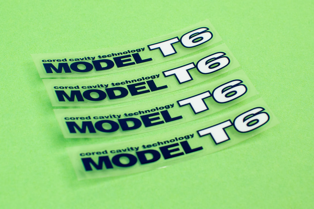 Yokohama AVS Model T6 Spoke Stickers