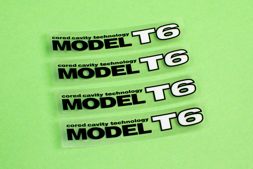 Yokohama AVS Model T6 Spoke Stickers