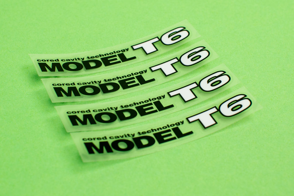 Yokohama AVS Model T6 Spoke Stickers