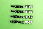Yokohama AVS Model T6 Spoke Stickers