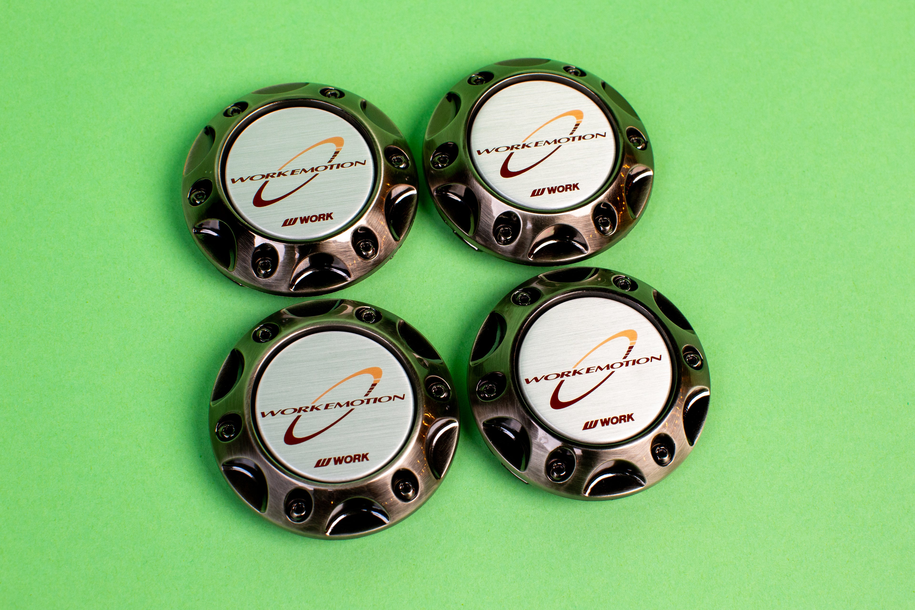 WORK Emotion Center Caps (56.5mm center - XT7, XD9, XC8)