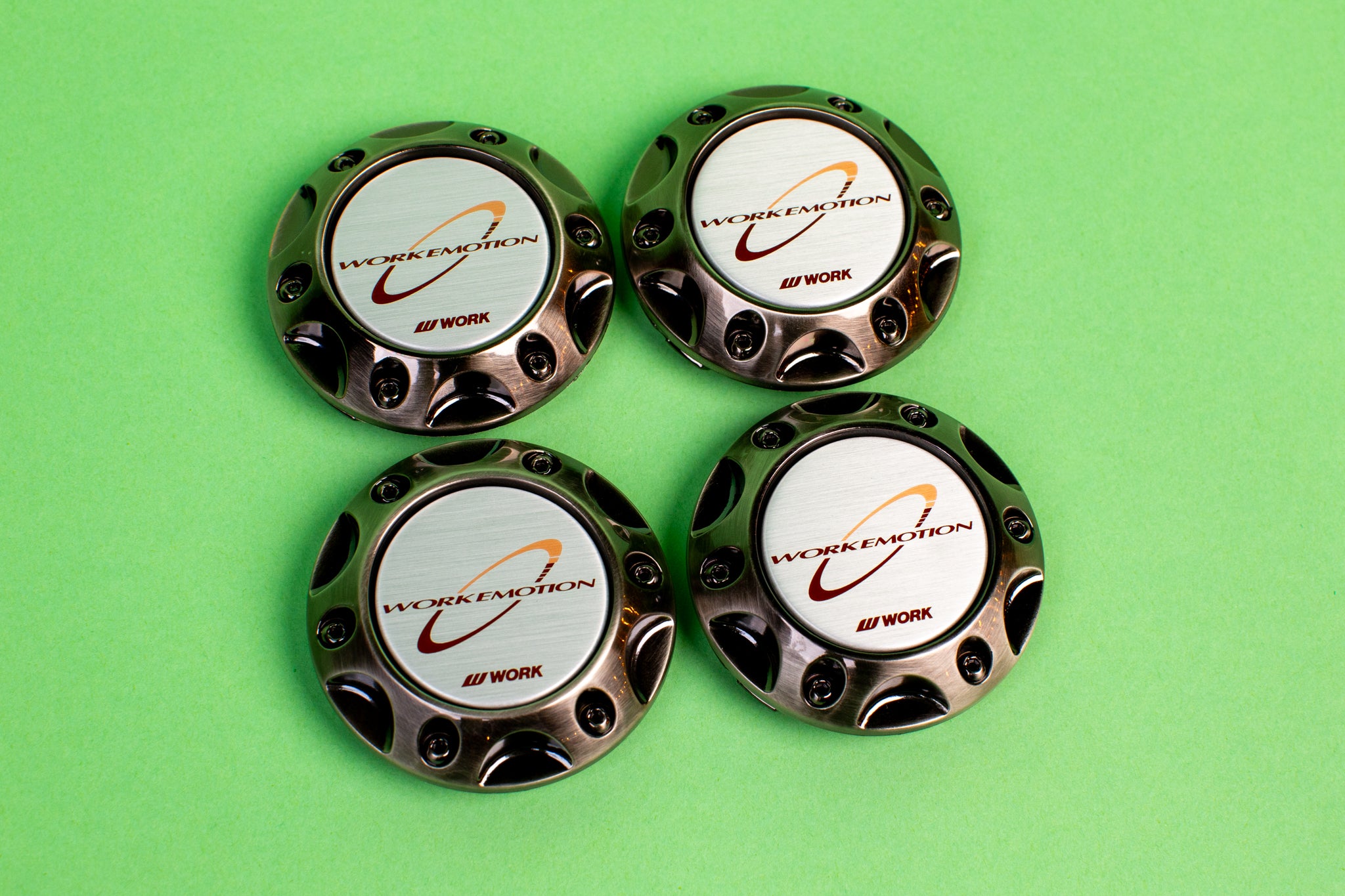 WORK Emotion Center Caps (56.5mm center - XT7, XD9, XC8)