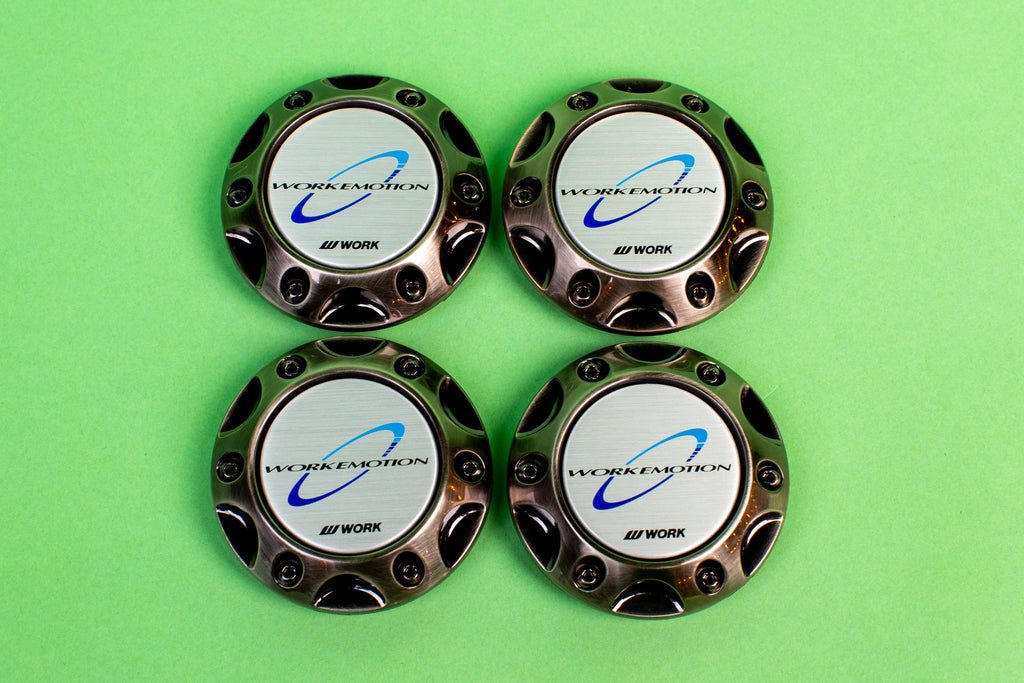 WORK Emotion Center Caps (56.5mm center - XT7, XD9, XC8)