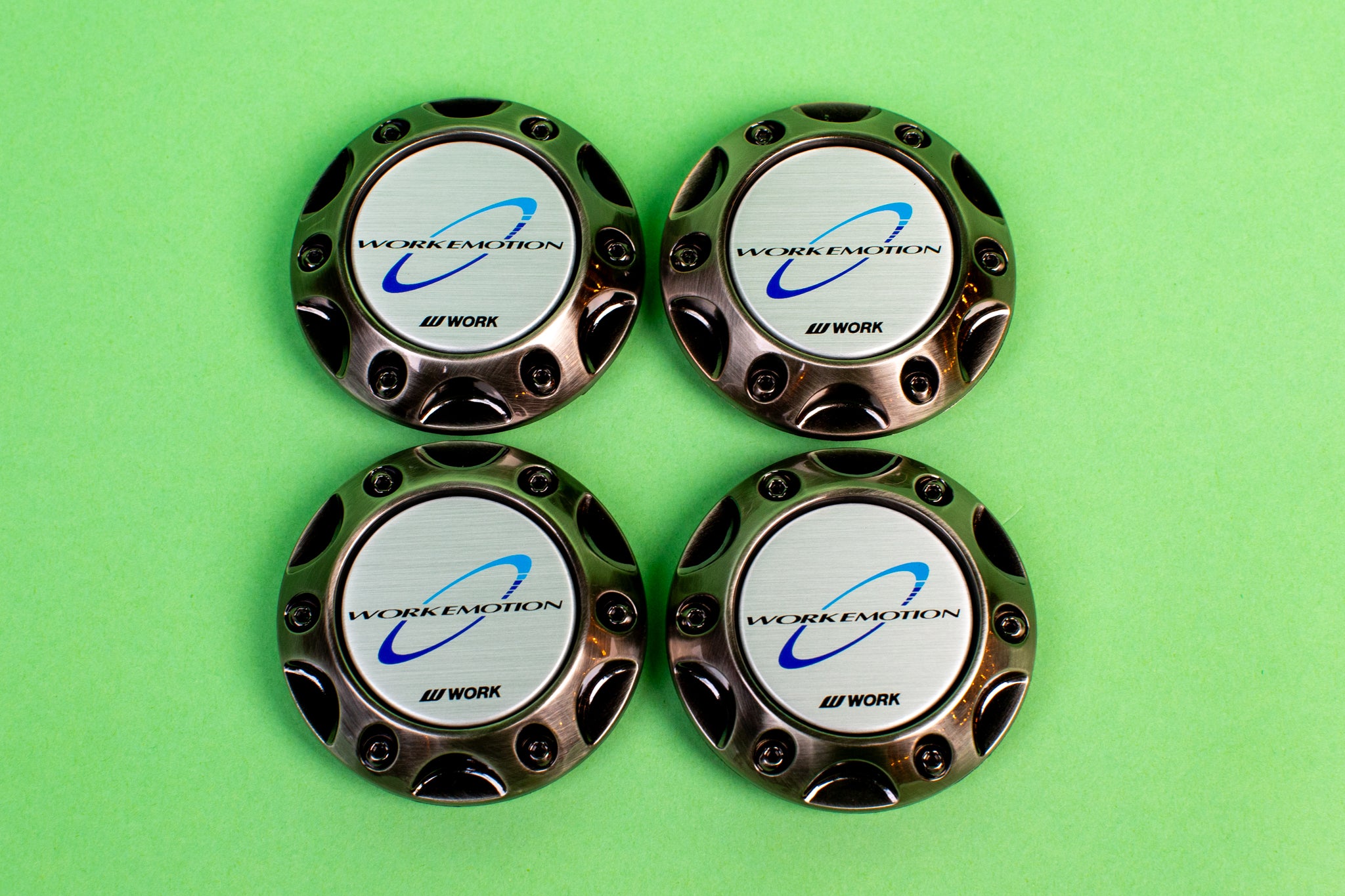 WORK Emotion Center Caps (56.5mm center - XT7, XD9, XC8)