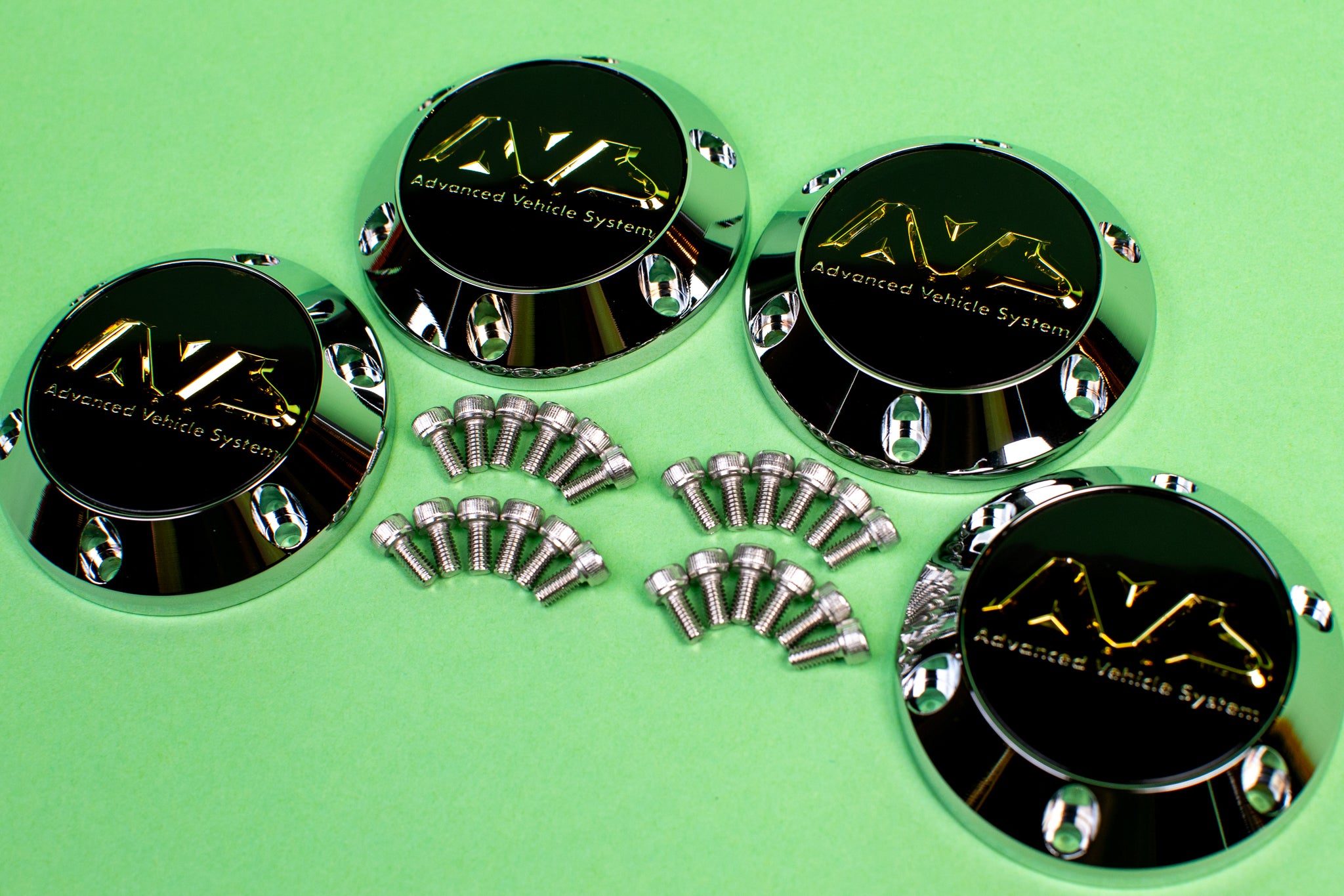 Yokohama AVS Model 6 Center Caps *Plated*