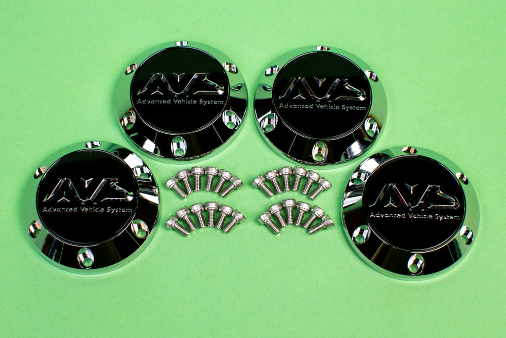 Yokohama AVS Model 6 Center Caps *Plated*