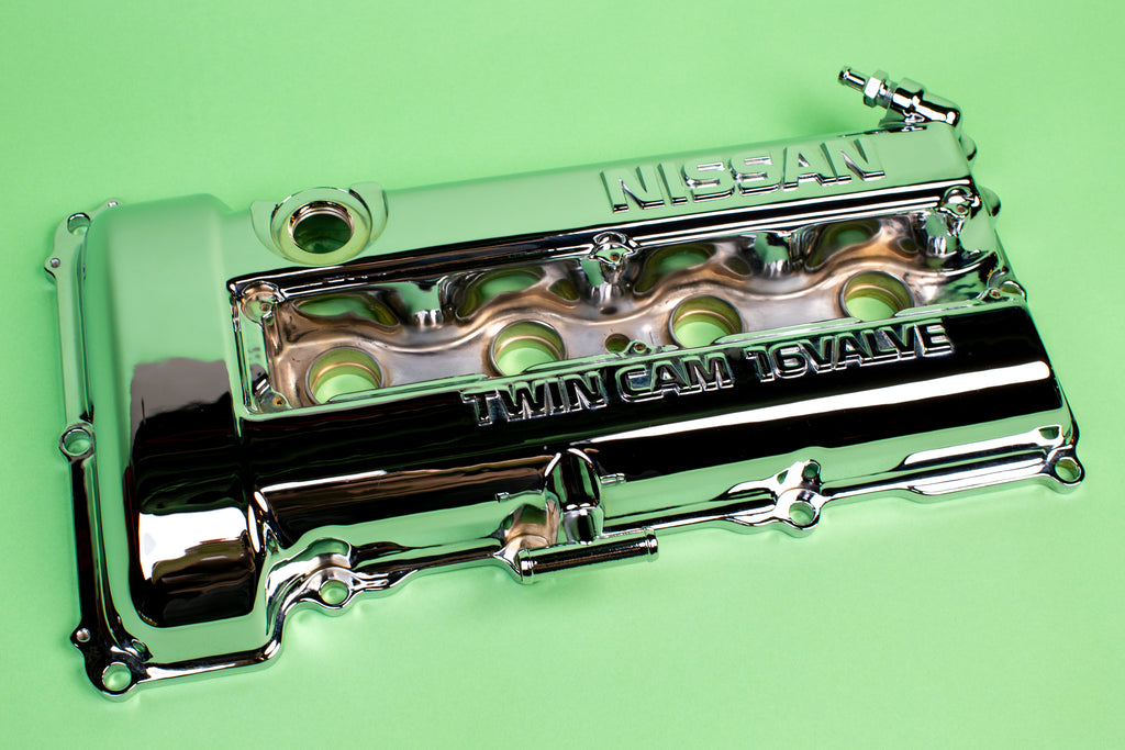 S13 SR20DET Triple Chrome Valve Cover