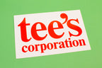 Tee's Corporation Stickers