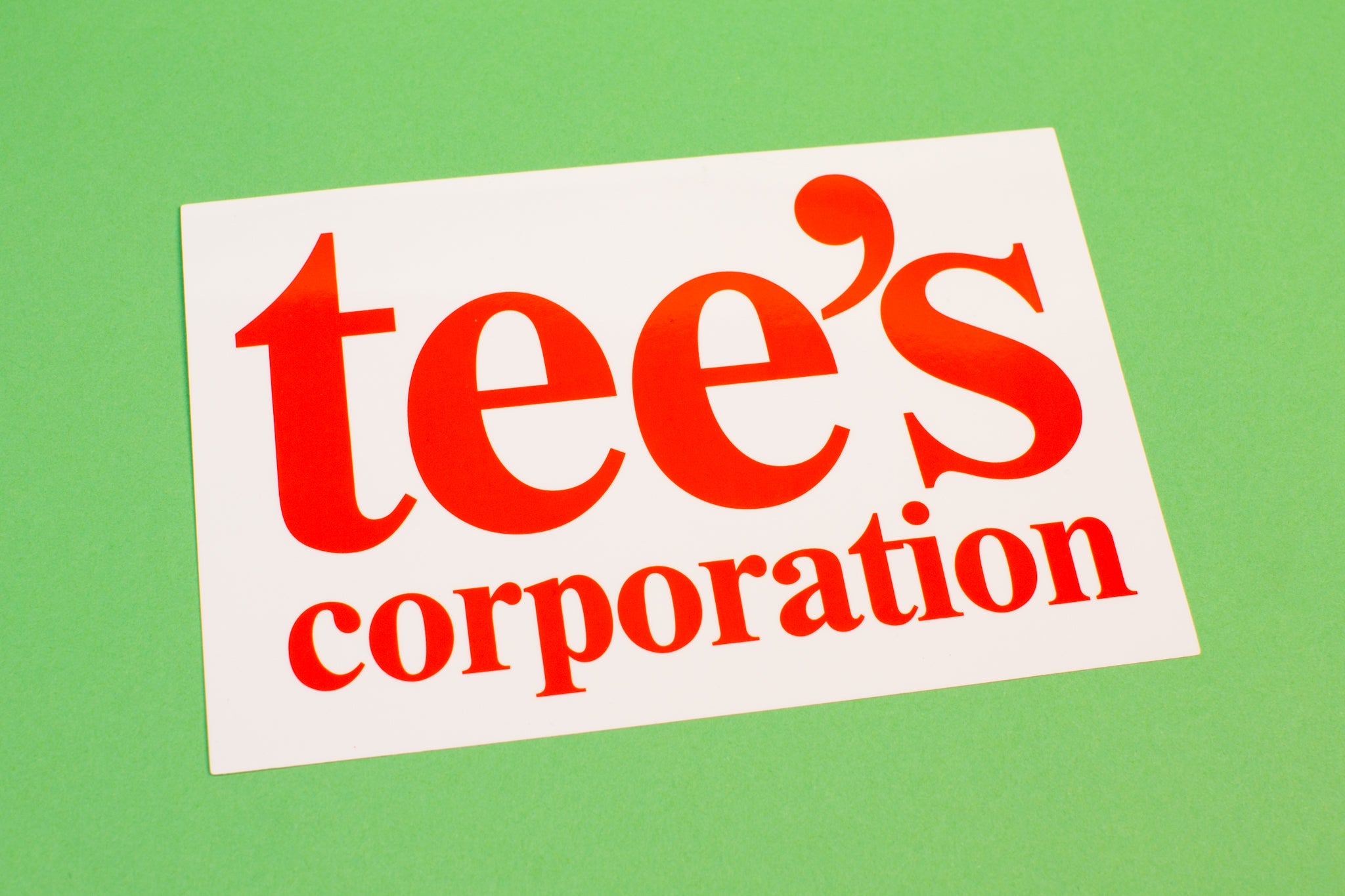 Tee's Corporation Stickers