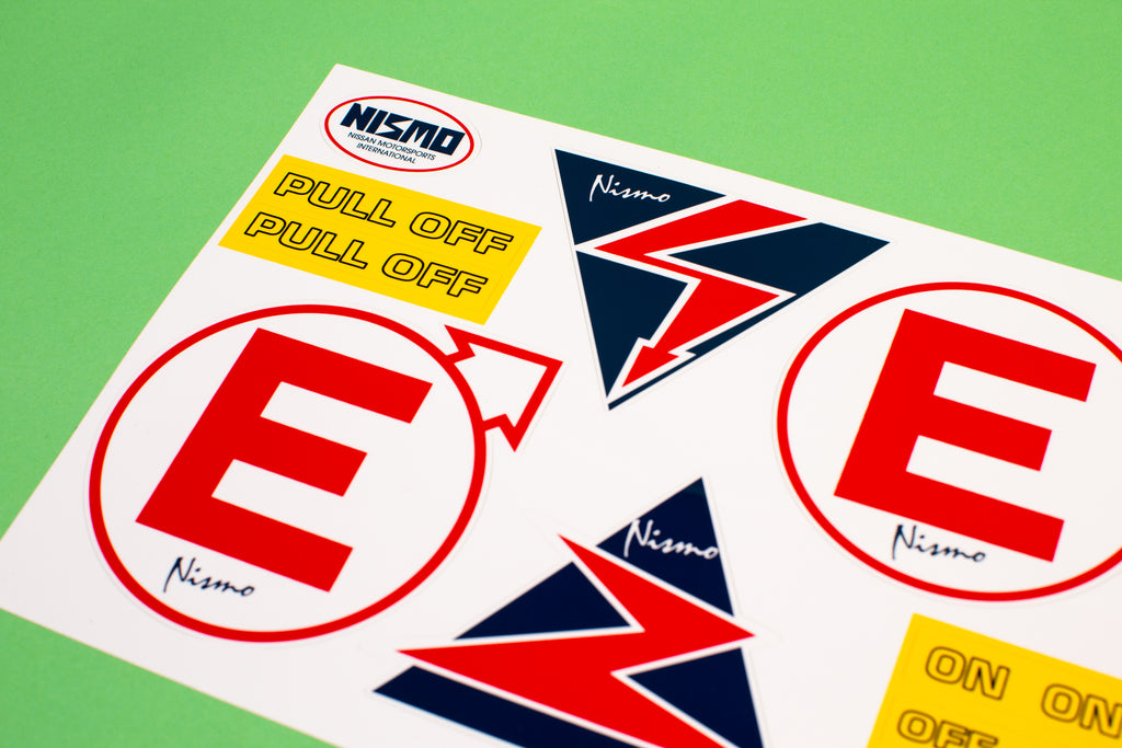 Nismo Sticker Sheet Part No. 9992-RN100