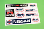 Nismo Sticker Sheet Part No. 9992-RN030