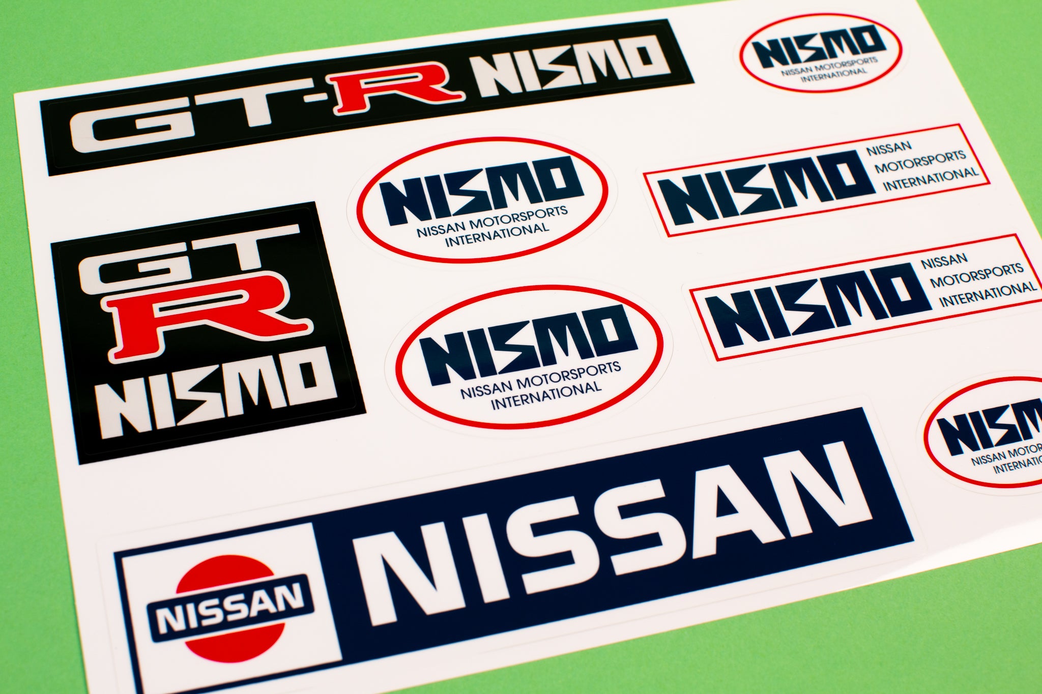 Nismo Sticker Sheet Part No. 9992-RN030